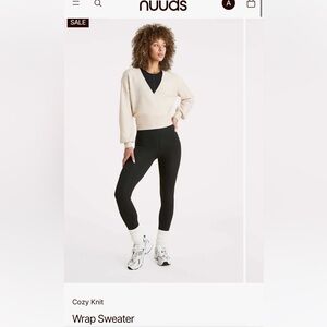 Nuuds Cozy Knit Wrap Sweater
